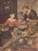 Frans Snyders detail Fruit and Vegetable Stall (mk14) Germany oil painting artist